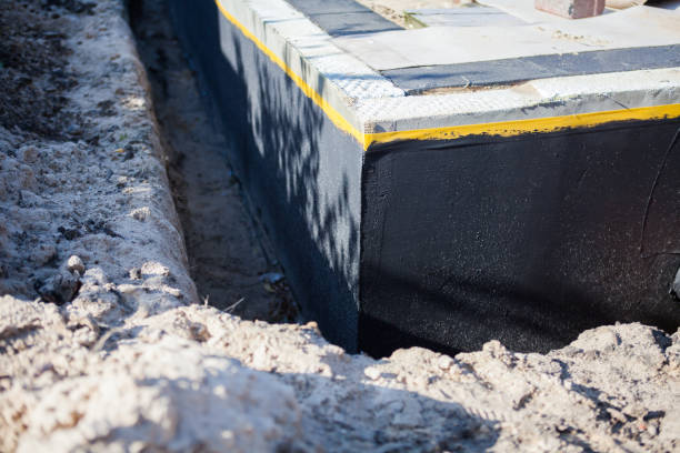 Residential Waterproofing installation at a Losantville, IN home by SJ Waterproofing Pros